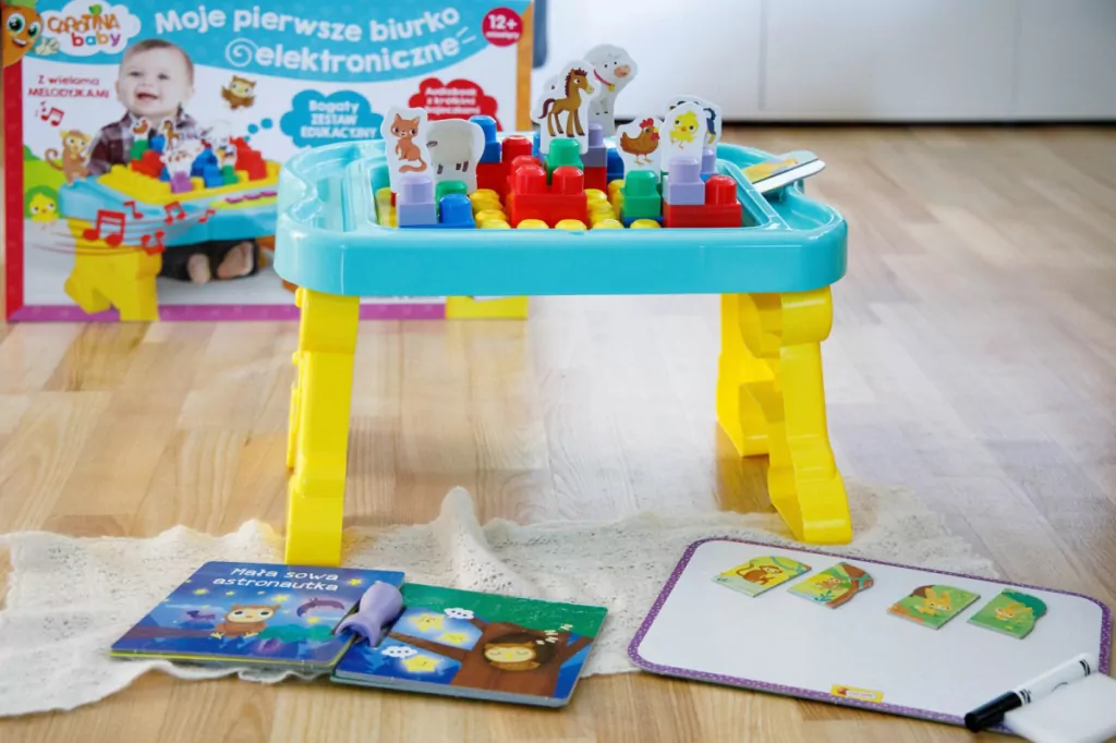 Moje pierwsze biurko elektroniczne Carotina Baby - tantis.pl