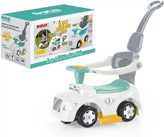 DOLU 3w1 pojazd z rączką i bujakiem 2634 26347 - tantis.pl