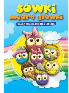 Sówki mądre główki. Nauka pisania literek i cyferek - tantis.pl