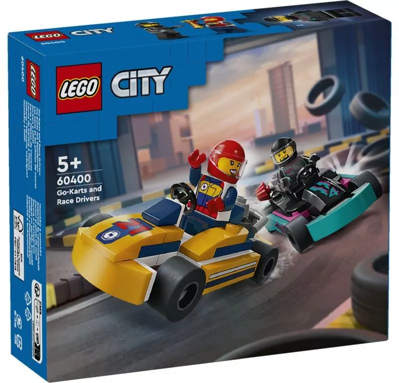 LEGO® City. Gokarty i kierowcy wyścigowi 60400 - tantis.pl