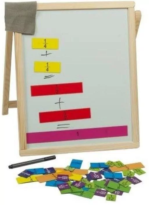 Tablica magnetyczna rozkładana + ułamki - tantis.pl