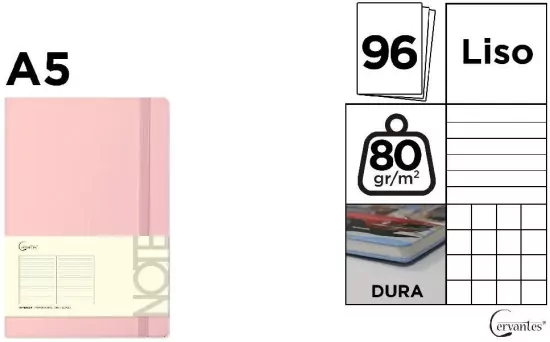 Notatnik A5/96K arbuzowy MIX