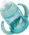 NUK. First Choice. Butelka z uchwytem 150ml. 6-18 miesięcy. Turkusowa- Koala - tantis.pl