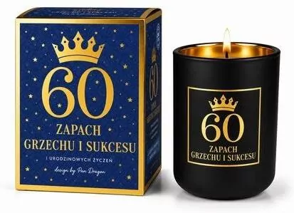 Świeczka Urodziny 60 - tantis.pl