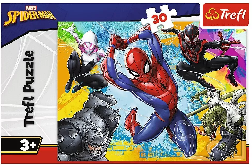 Puzzle 30 Kolory Spider-mana TREFL - tantis.pl