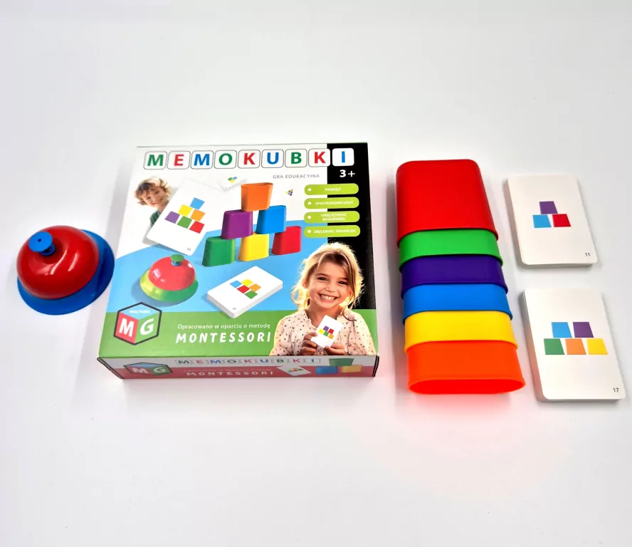 Memokubki. Zabawka edukacyjna Montesori - tantis.pl