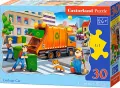 Puzzle 30 Garbage Car - tantis.pl