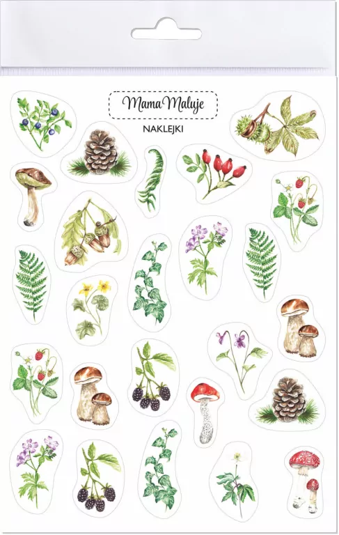 Naklejki. Leśne botaniczne - tantis.pl