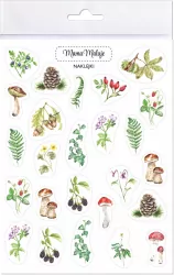 Naklejki. Leśne botaniczne