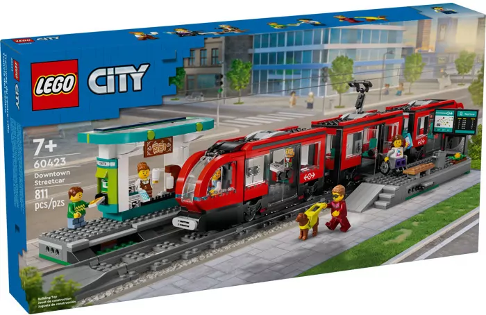 LEGO® City. Tramwaj miejski ze stacją 60423 - tantis.pl