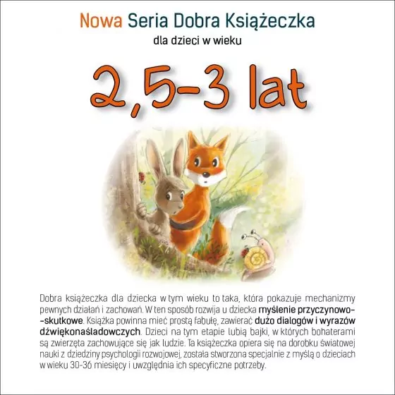 Nowa Seria Dobra Książeczka. 2,5-3 lat - tantis.pl