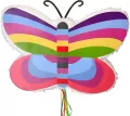 Piniata Kolorowy motylek 45x7x31.5cm - tantis.pl