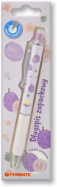 Długopis żelowy zapachowy winogronowy PENMATE - tantis.pl