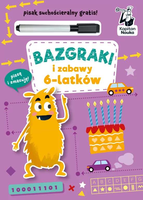 Kapitan Nauka. Bazgraki i zabawy 6-latków - tantis.pl