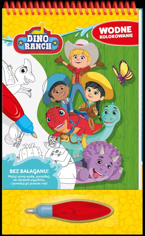 Dino Ranch. Wodne kolorowanie. Cz. 1 - tantis.pl