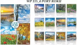 Kalendarz 2026 wieloplanszowy 4 pory roku