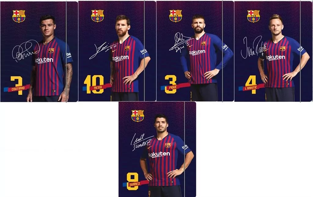 Teczka z gumką FC Barcelona Barca Fan. 1 sztuka - tantis.pl