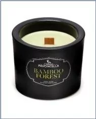 Świeczka sojowa Bamboo Forest czarna 170g - tantis.pl