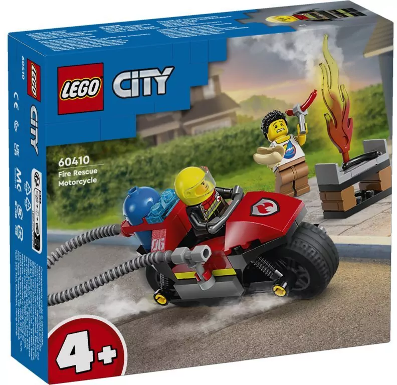LEGO® City. Strażacki motocykl ratunkowy 60410 - tantis.pl