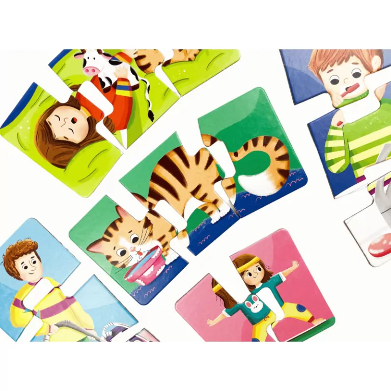 W domu. Pierwsze puzzle. Kapitan Nauka - tantis.pl