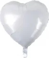 Balon foliowy serce białe 46cm - tantis.pl
