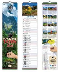 Kalendarz 2026 paskowy wąski magiczne tatry - tantis.pl