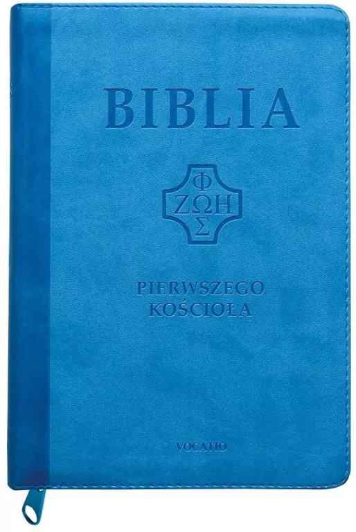 Biblia pierwszego Kościoła błękitna z paginatorami - tantis.pl