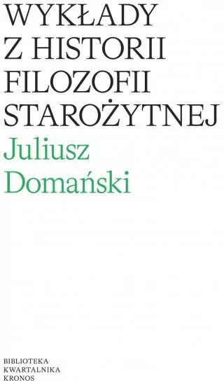 Wykłady z historii filozofii starożytnej - tantis.pl