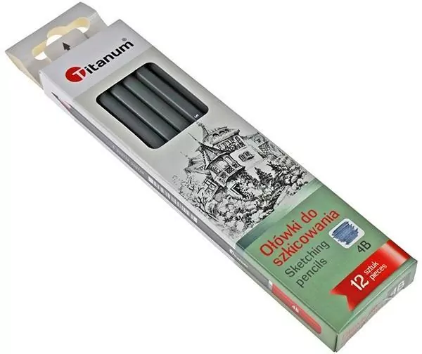 Ołówki do szkicowania 4B 12szt - tantis.pl