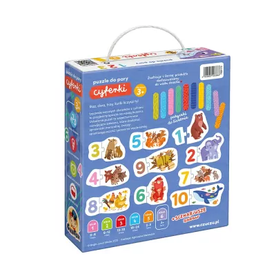 Puzzle do pary. Cyferki. CzuCzu