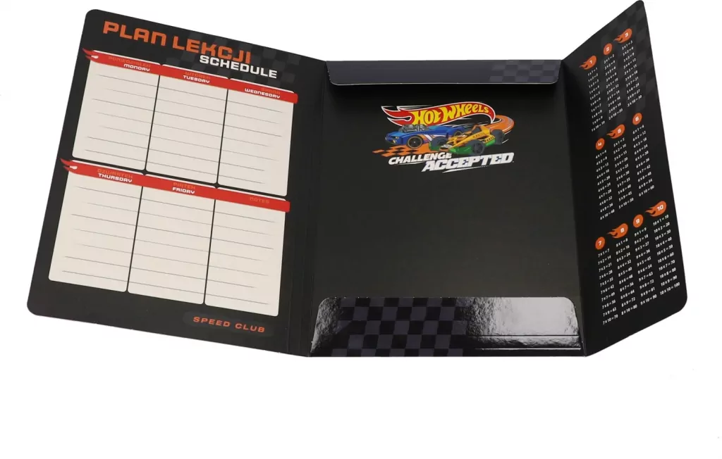Teczka z gumką. Hot Wheels - tantis.pl
