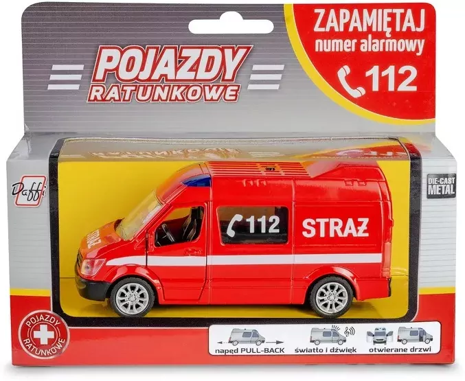 Pojazd ratunkowy. Straż pożarna - tantis.pl