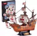 Puzzle 3D. Żaglowiec Santa Maria - tantis.pl