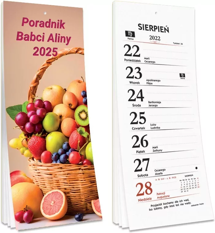 Kalendarz 2023 Tygodniowy SD1 MIX - tantis.pl