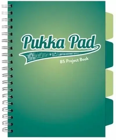 Kołozeszyt Pukka Pad B5 Project Book Dark Teal zielony - tantis.pl