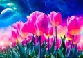 Mozaika diamentowa tulipany 30x40cm - tantis.pl