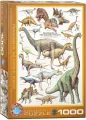 Puzzle 1000 Dinozaury z okresu jurajskiego 6000-0099 - tantis.pl
