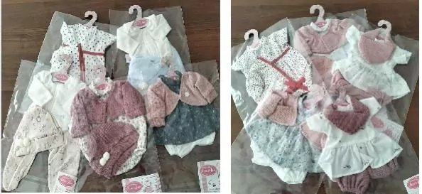 Zestaw ubranek dla lalek 33-34cm MIX - tantis.pl