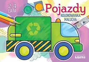 Pojazdy - kolorowanka malucha 2-4 lata - tantis.pl