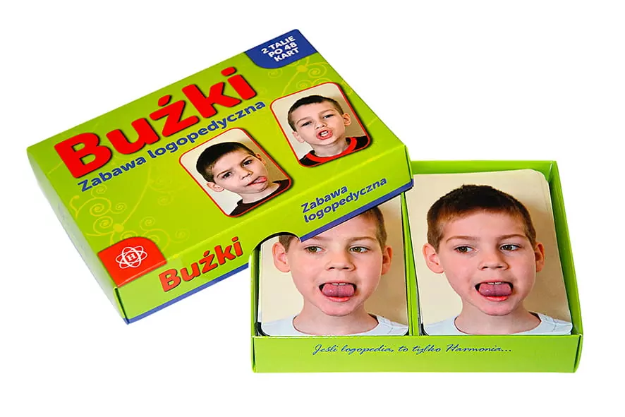 Buźki. Zabawa logopedyczna - tantis.pl