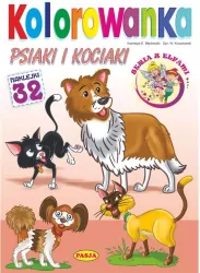 Kolorowanka. Psiaki i kociaki