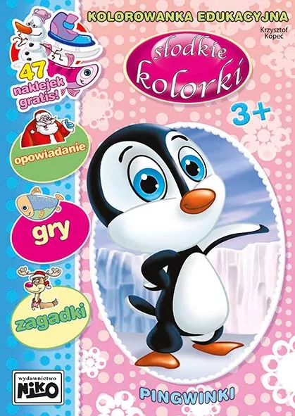 Słodkie kolorki. Pingwinki - tantis.pl
