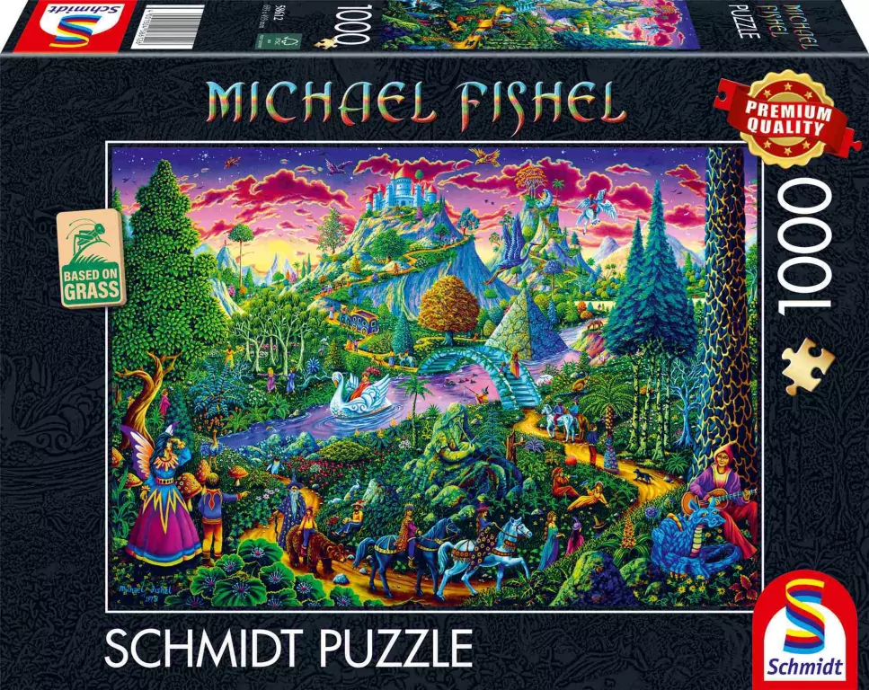 Puzzle 1000 Michael Fishel Baśniowy świat - tantis.pl