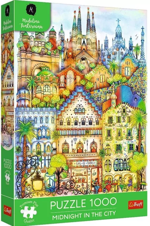 Puzzle 1000 O północy w Barcelonie TREFL - tantis.pl