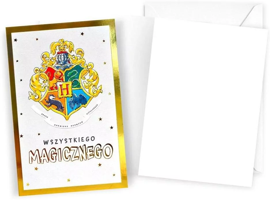 Karnet urodziny Harry Potter - tantis.pl