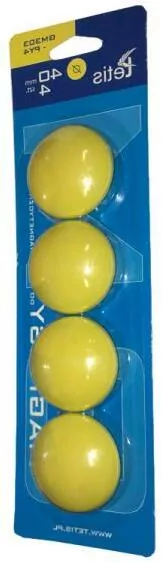 Tetis. Magnesy do tablic, żółte gładkie 40mm/4 - tantis.pl