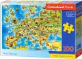 Puzzle 100. Map of Europe - tantis.pl