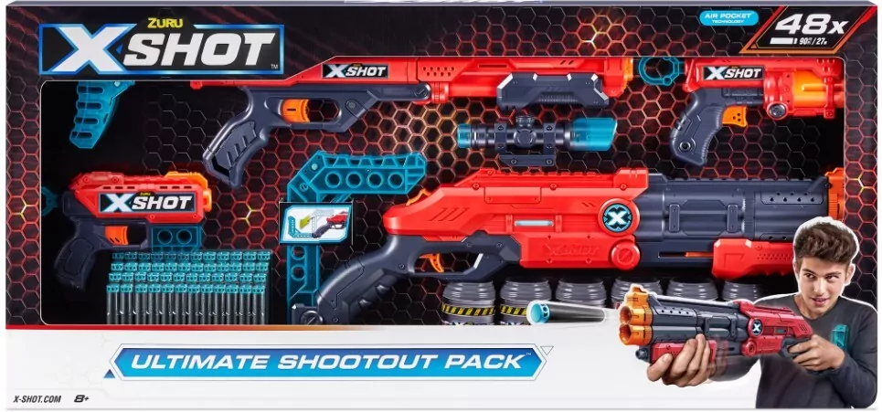 X-SHOT. Excel Ultimate Shootout. Zestaw wyrzutnia - tantis.pl