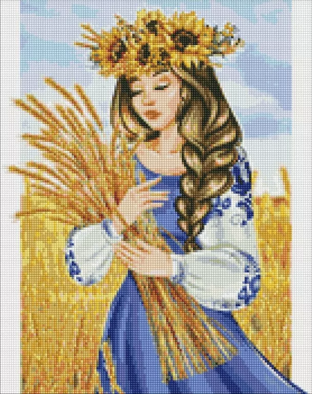 Diamentowa mozaika - Moja rodzinna ziemia 40x50cm - tantis.pl