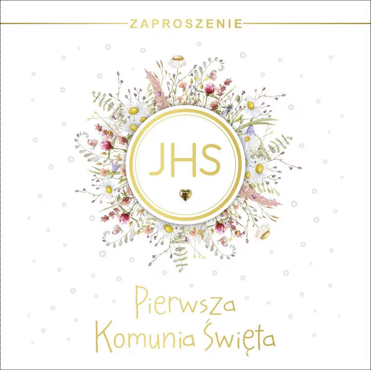 Zaproszenie Komunia - tantis.pl